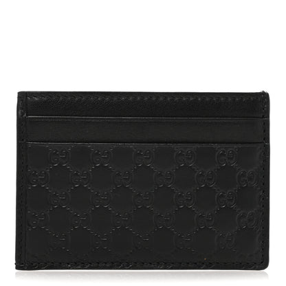 Gucci Microguccissima ID Window Card Holder Black 1 of 8