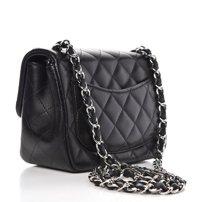 Chanel Lambskin Quilted Mini Square Flap Black 3 of 8