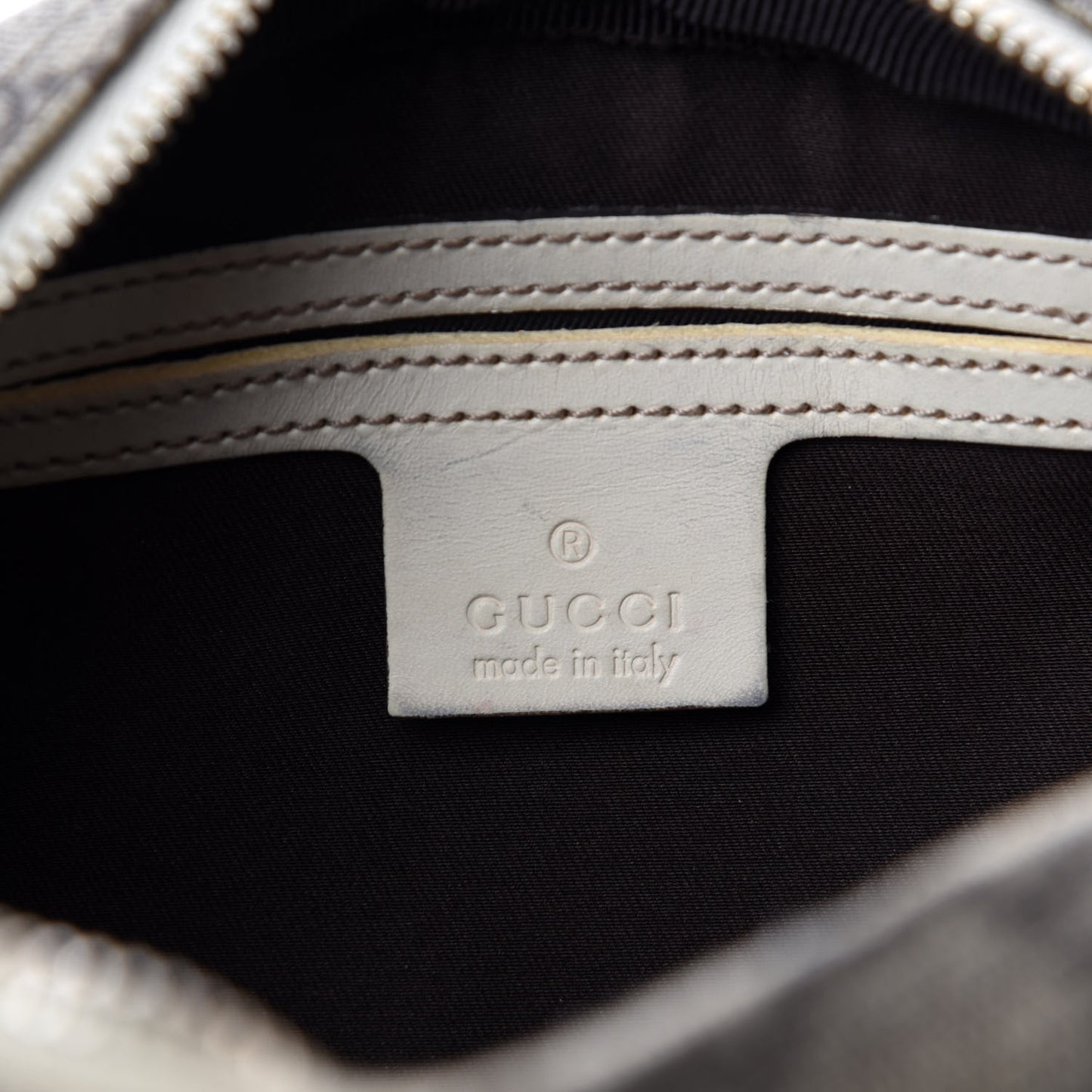 GG Plus Monogram Small Shoulder Bag Off White