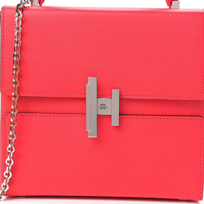 Hermes Epsom Cinhetic Boxy Top Handle Bag Rose Extreme 9 of 10