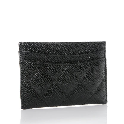 Chanel Caviar Quilted Card Holder Black 3 of 8