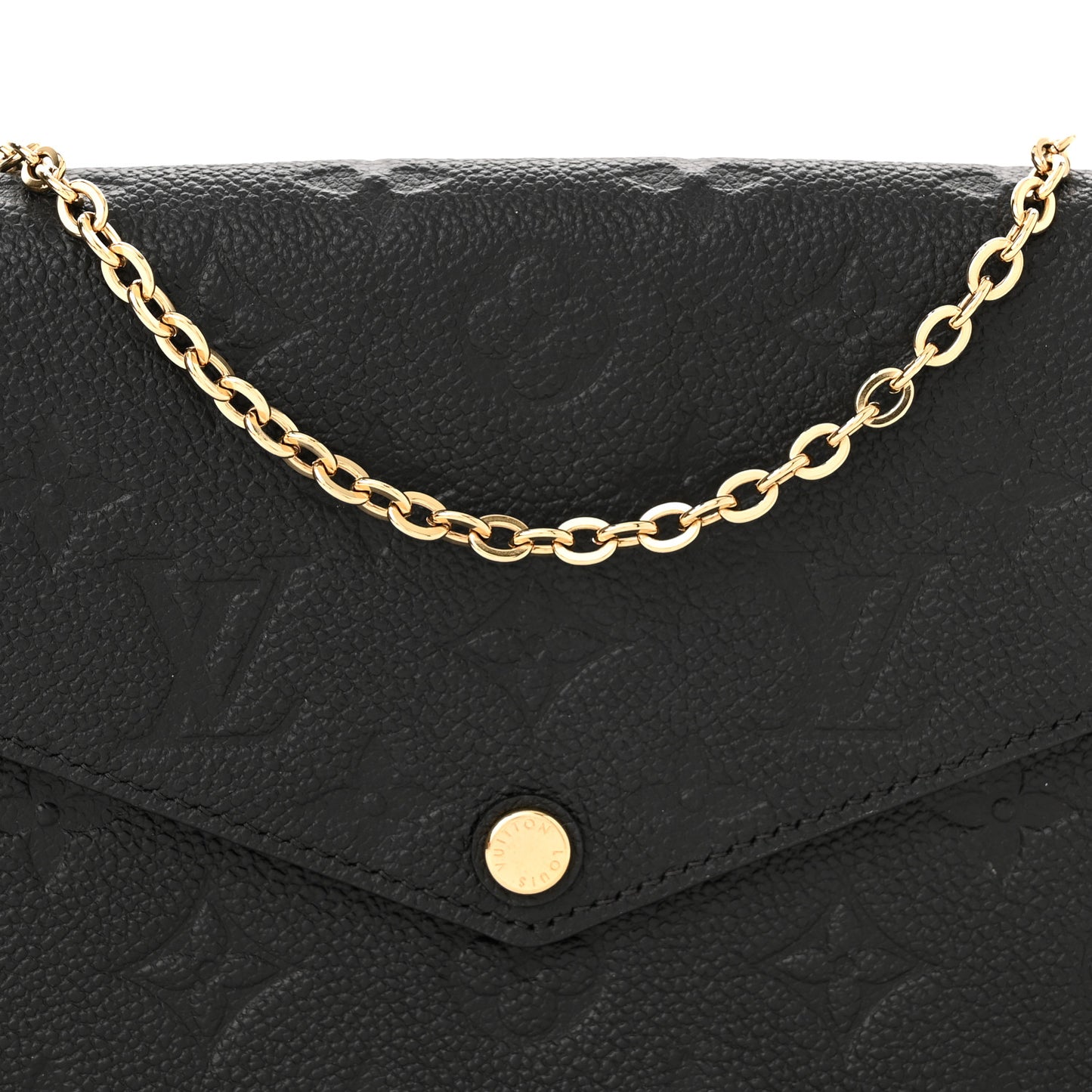 Empreinte Pochette Felicie Chain Wallet Black