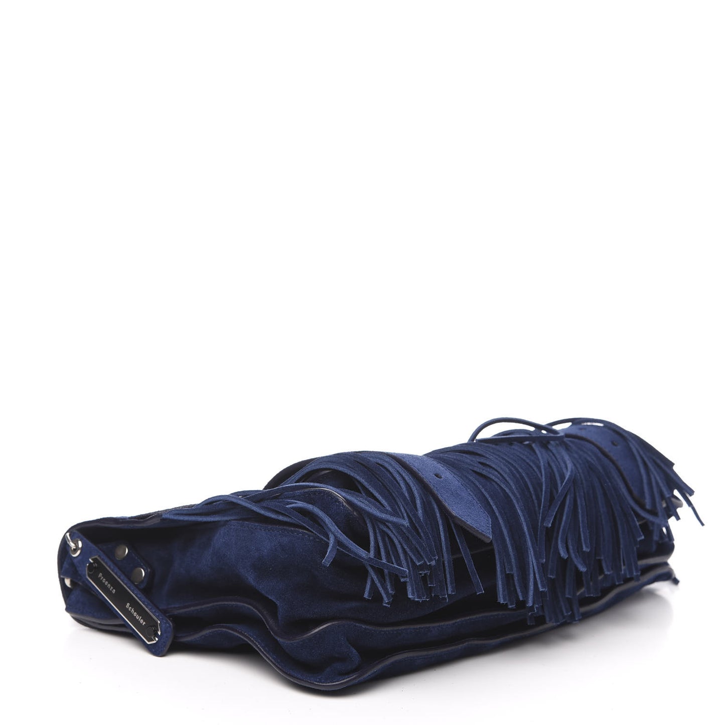 Suede Fringe Medium PS1 Satchel Indigo