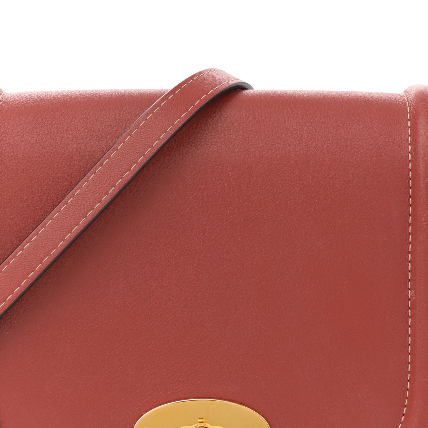 Calfskin Darley Satchel Rust