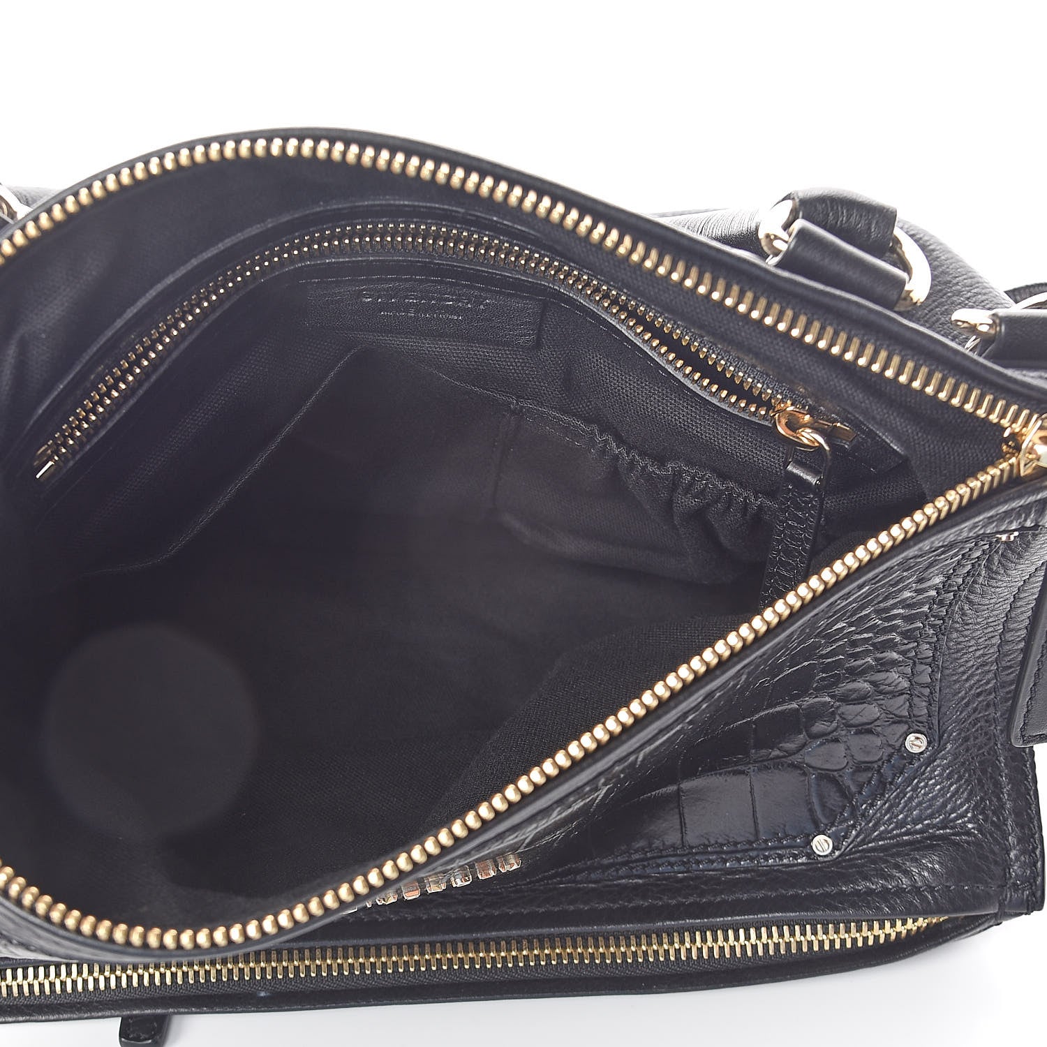 Givenchy Calfskin Crocodile Embossed Medium Pandora Black 5 of 9
