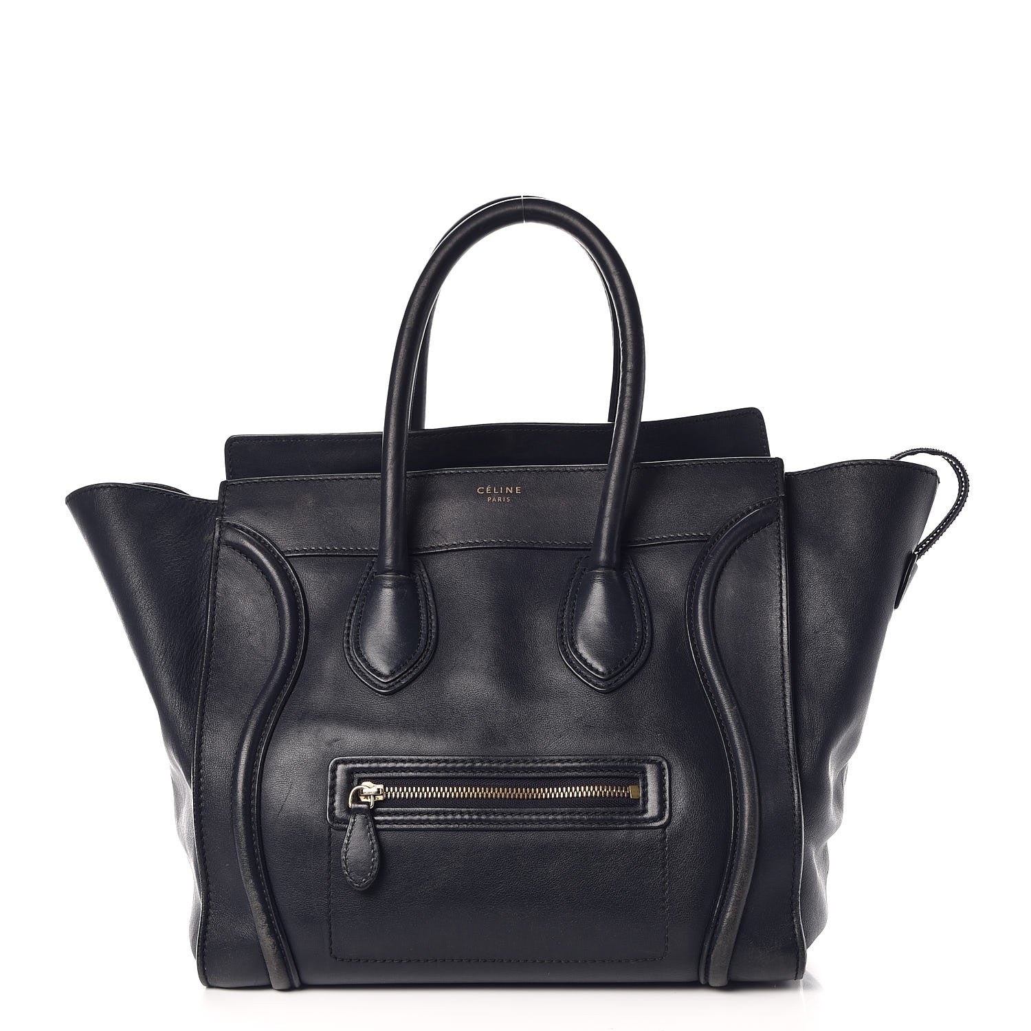 Celine Smooth Calfskin Mini Luggage Navy Blue 1 of 21