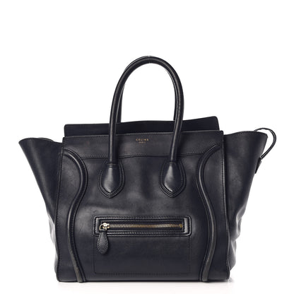 Celine Smooth Calfskin Mini Luggage Navy Blue 1 of 21