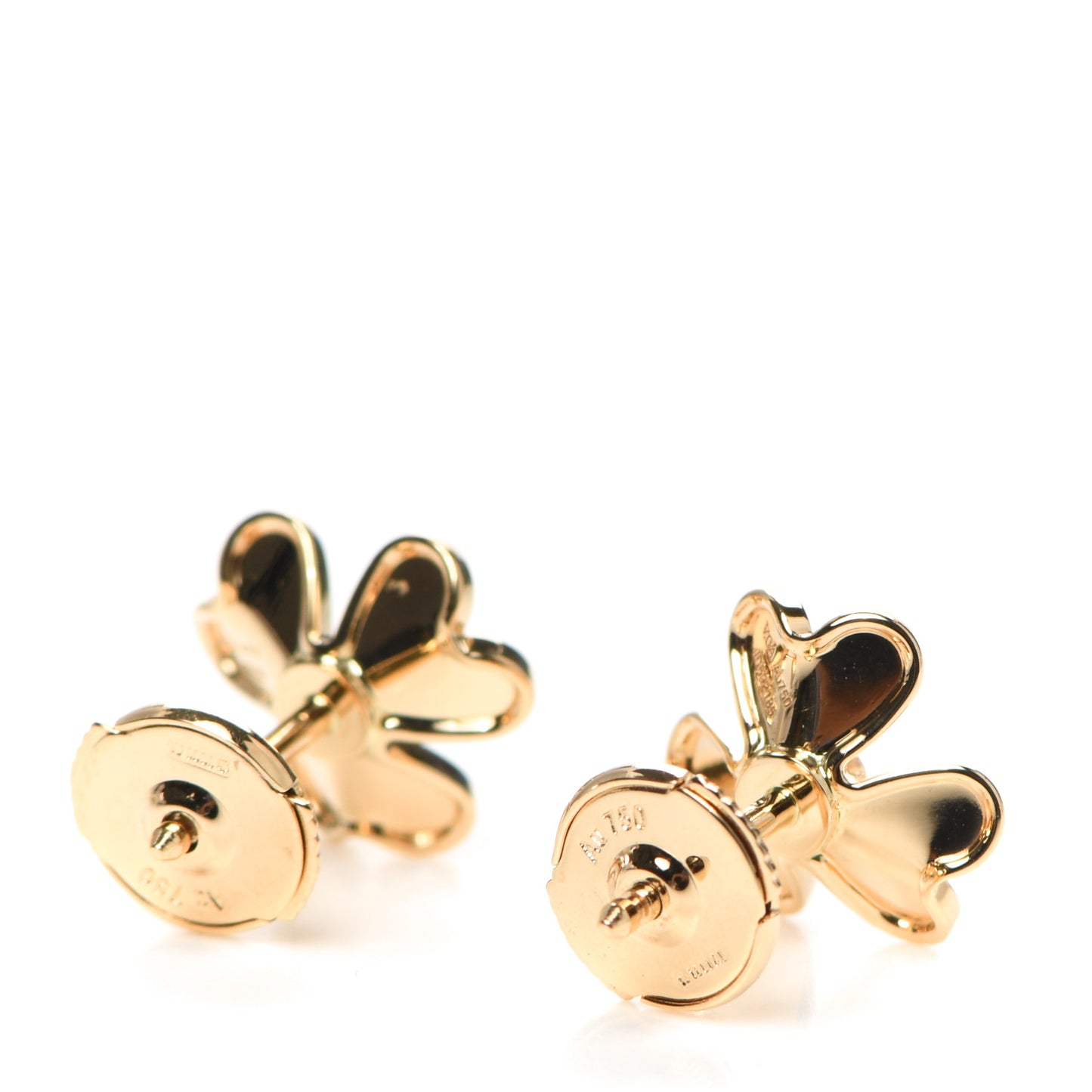 18K Yellow Gold Diamond Mini Frivole Earrings