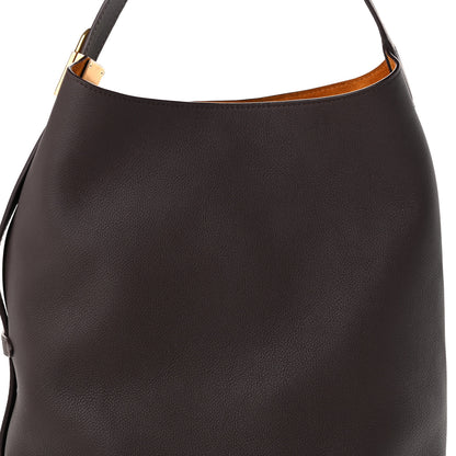 Louis Vuitton Grained Calfskin Low Key Hobo MM Chocolate 8 of 10
