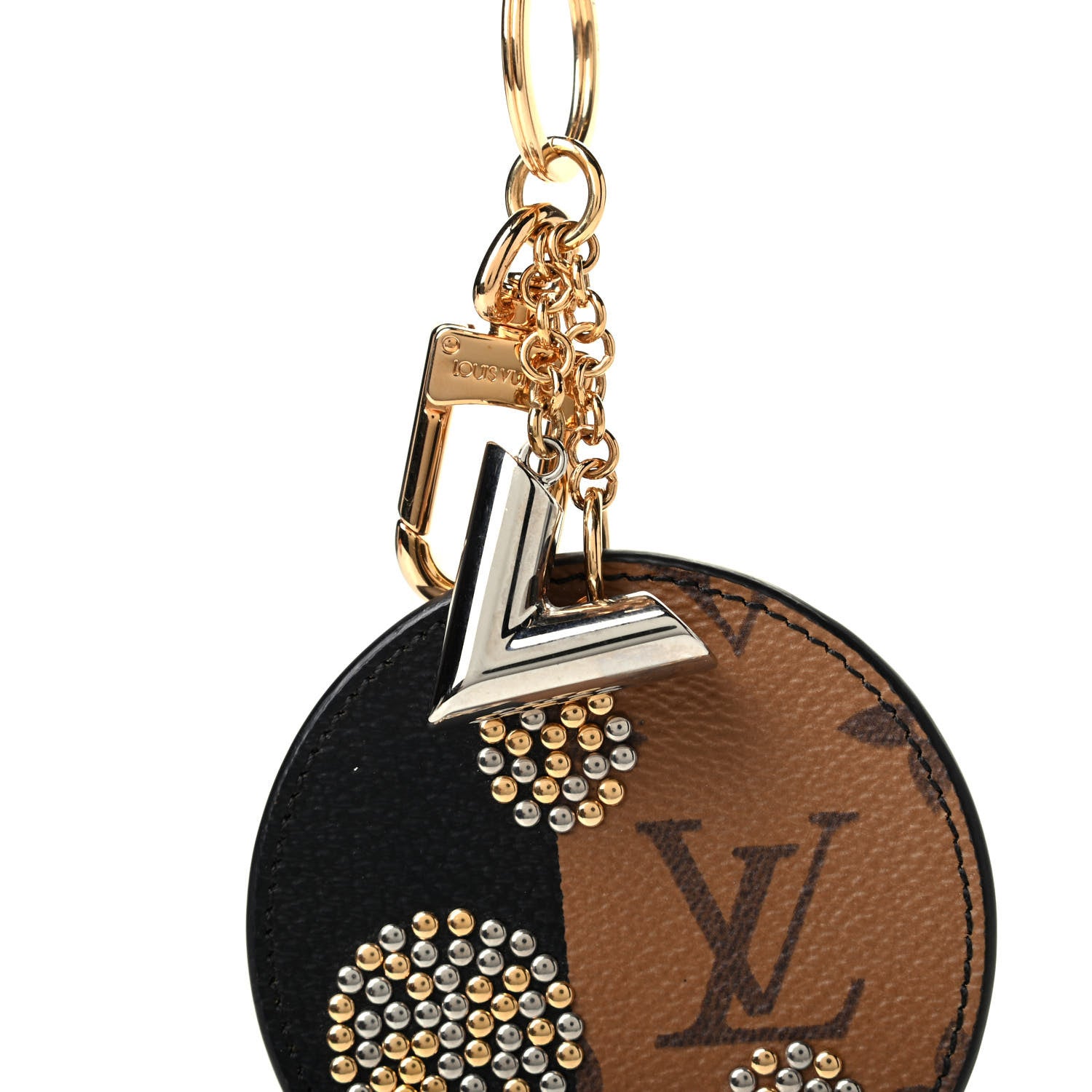 Louis Vuitton Reverse Monogram Night Lights Bag Charm Key Ring 3 of 3
