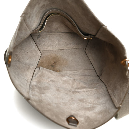 Celine Soft Grained Calfskin Sangle Bucket Bag Taupe 4 of 10