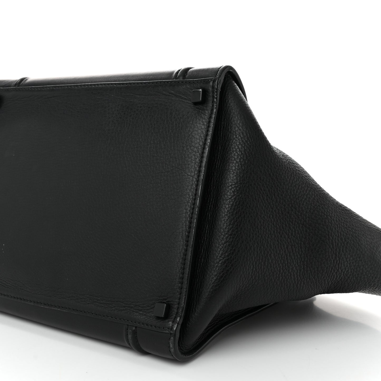 Supple Calfskin Medium Phantom Luggage Black