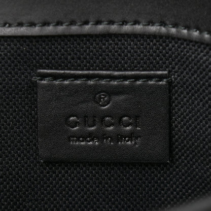 Gucci GG Supreme Monogram Web Slim Belt Bag Black Grey 6 of 11