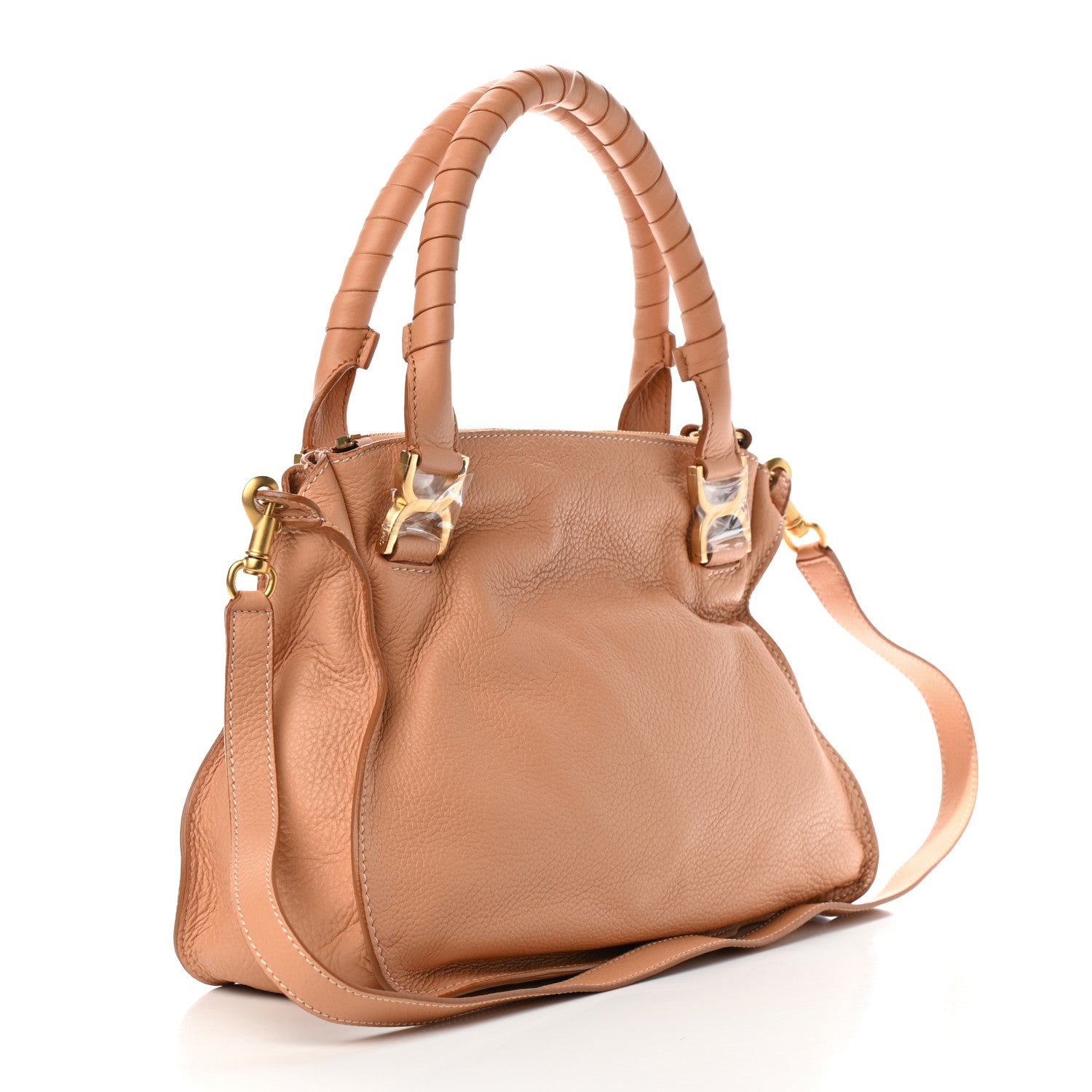 Chloe Calfskin Medium Marcie Satchel Rose Milk 2 of 5