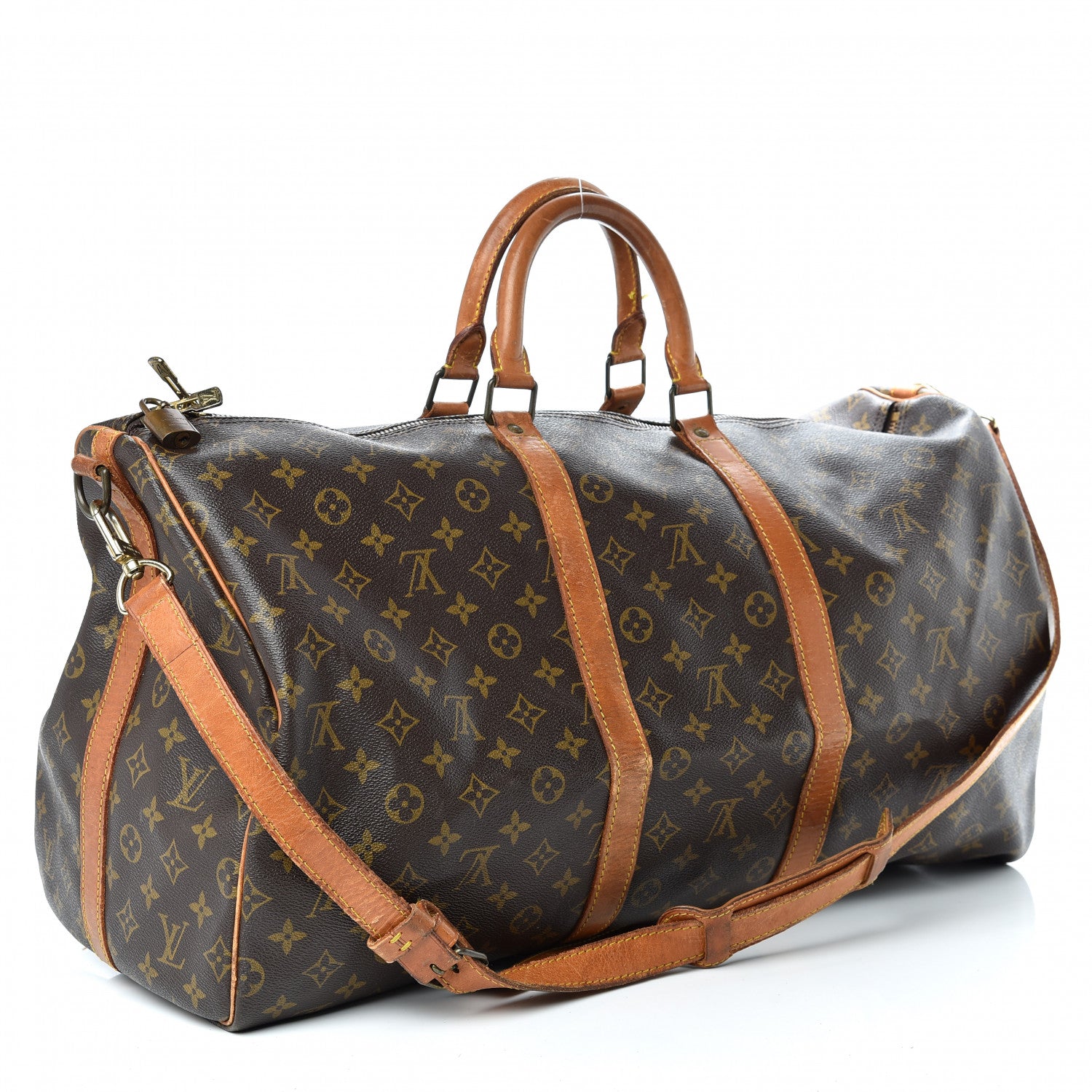Louis Vuitton Monogram Keepall Bandouliere 55 3 of 31