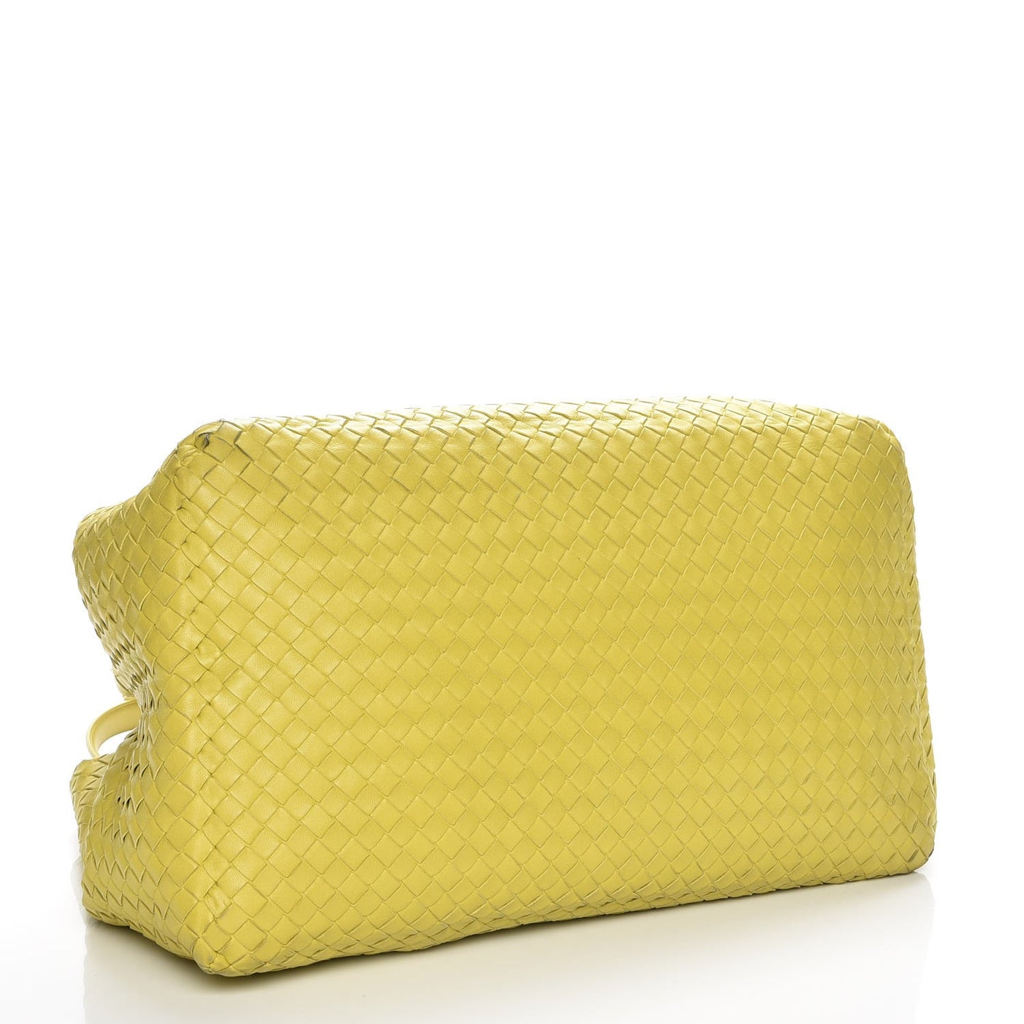 Nappa Intrecciato Large Seamless Tote New Chartreuse