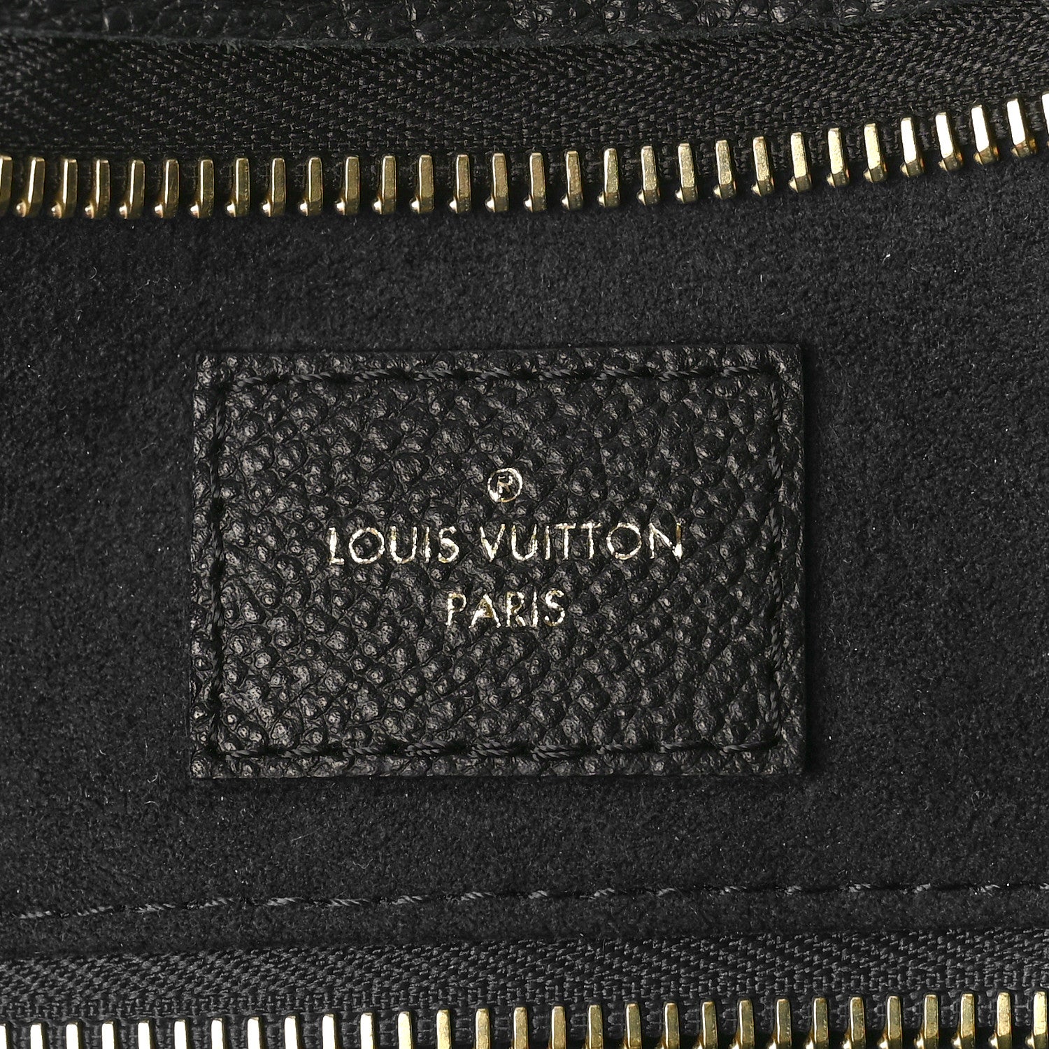 Louis Vuitton Empreinte Monogram Giant CarryAll MM Black 7 of 9
