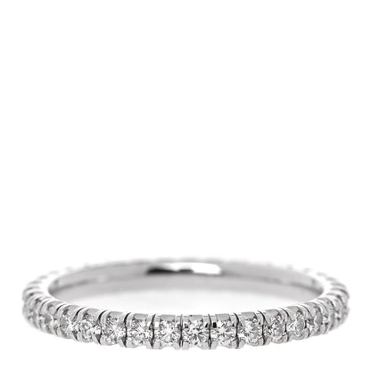 Cartier 18K White Gold Diamond 2mm Etincelle de Cartier Wedding Band Ring 49 5 3 of 5