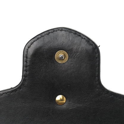 Gucci Calfskin Matelasse Mini GG Marmont Chain Wallet Black 12 of 17