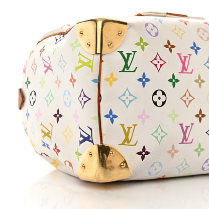 Louis Vuitton Monogram Multicolor Speedy 30 White 8 of 9