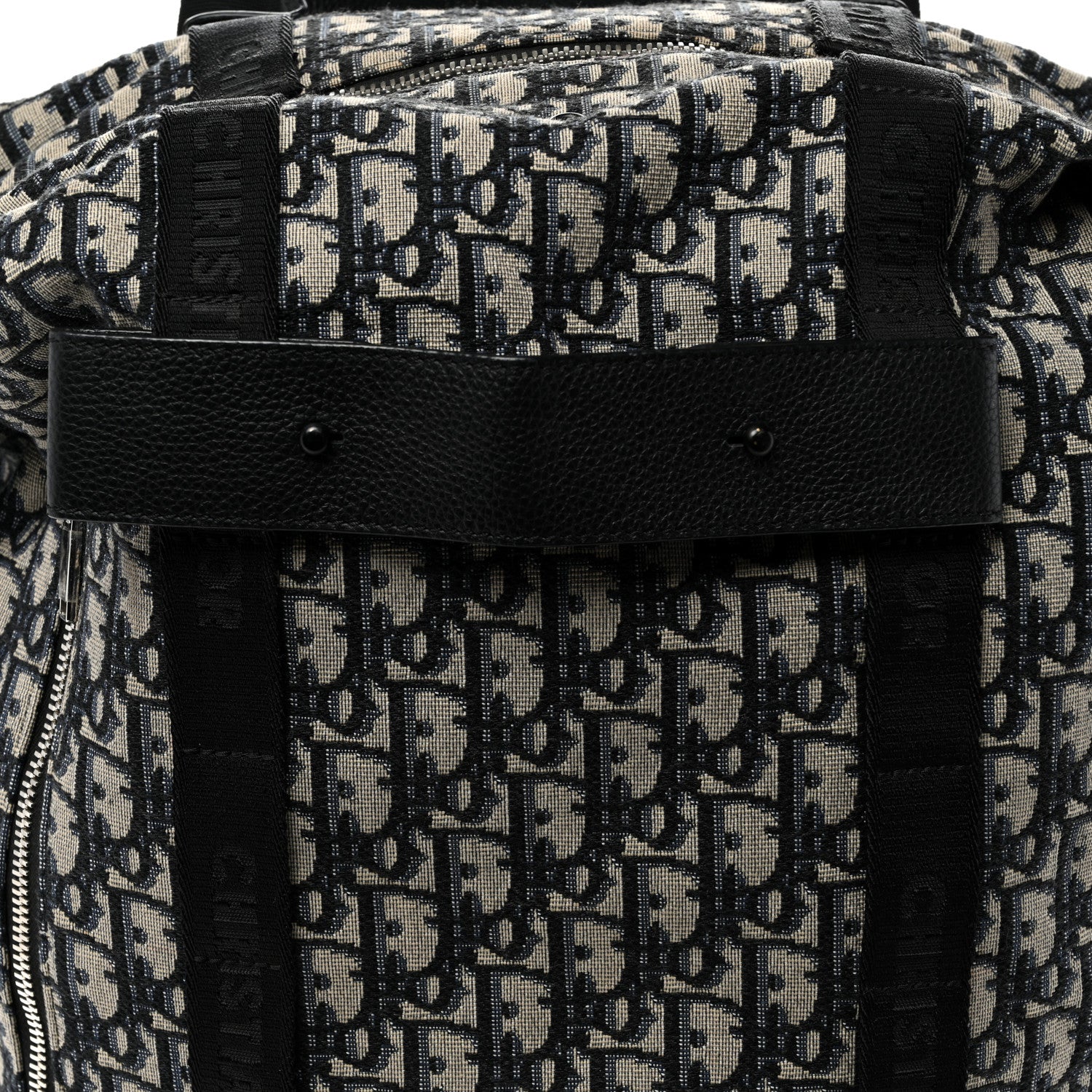 Christian Dior Oblique Calfskin Safari Backpack Navy Blue 8 of 11