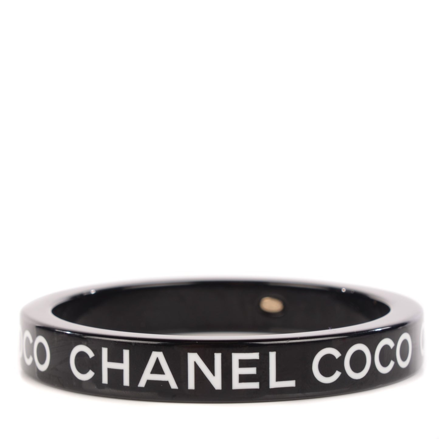 Resin Coco Bangle Black