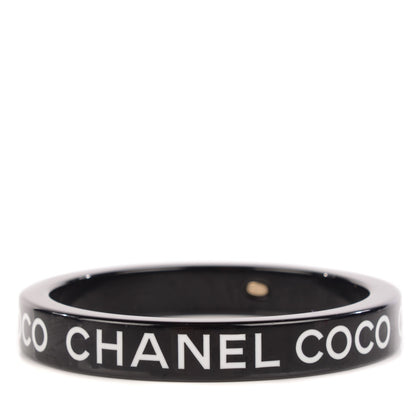 Chanel Resin Coco Bangle Black 1 of 4