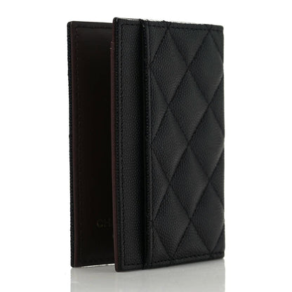 Chanel Caviar Quilted Card Holder Wallet Black 4 of 8