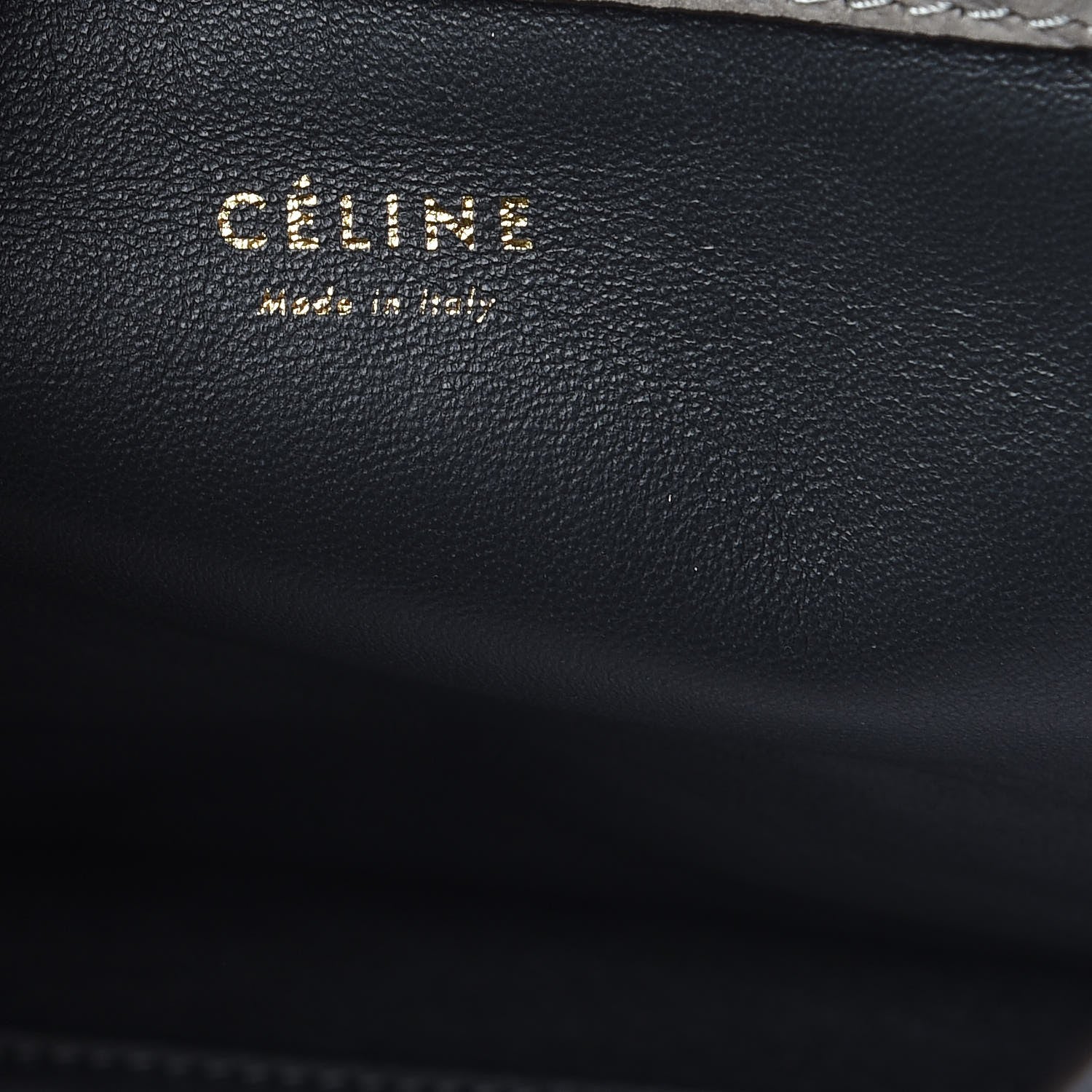 Celine Crocodile Embossed Nubuck Medium Phantom Luggage Grey 6 of 11