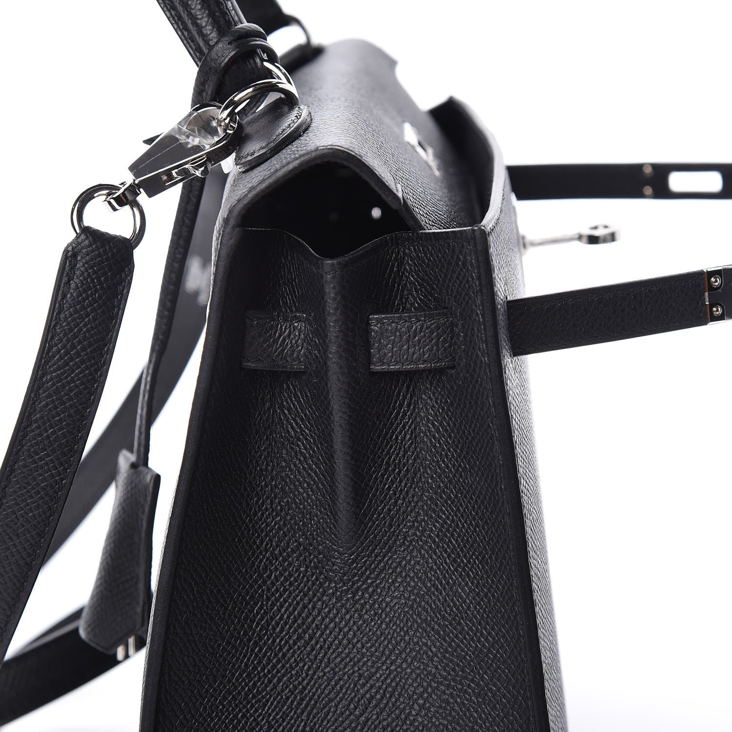 Hermes Epsom Kelly Sellier 25 Black 12 of 45