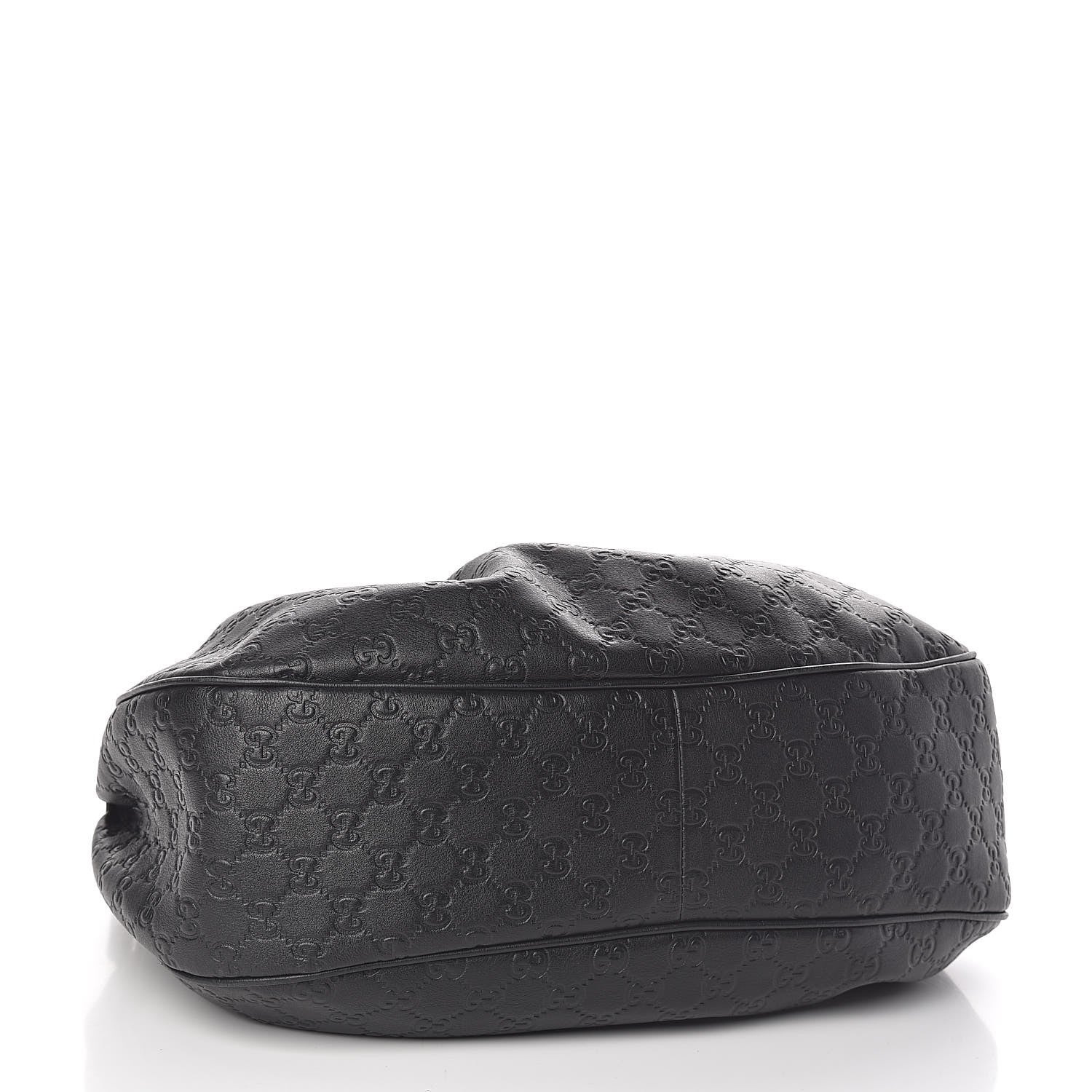 Gucci Guccissima Medium Sukey Hobo Black 4 of 10