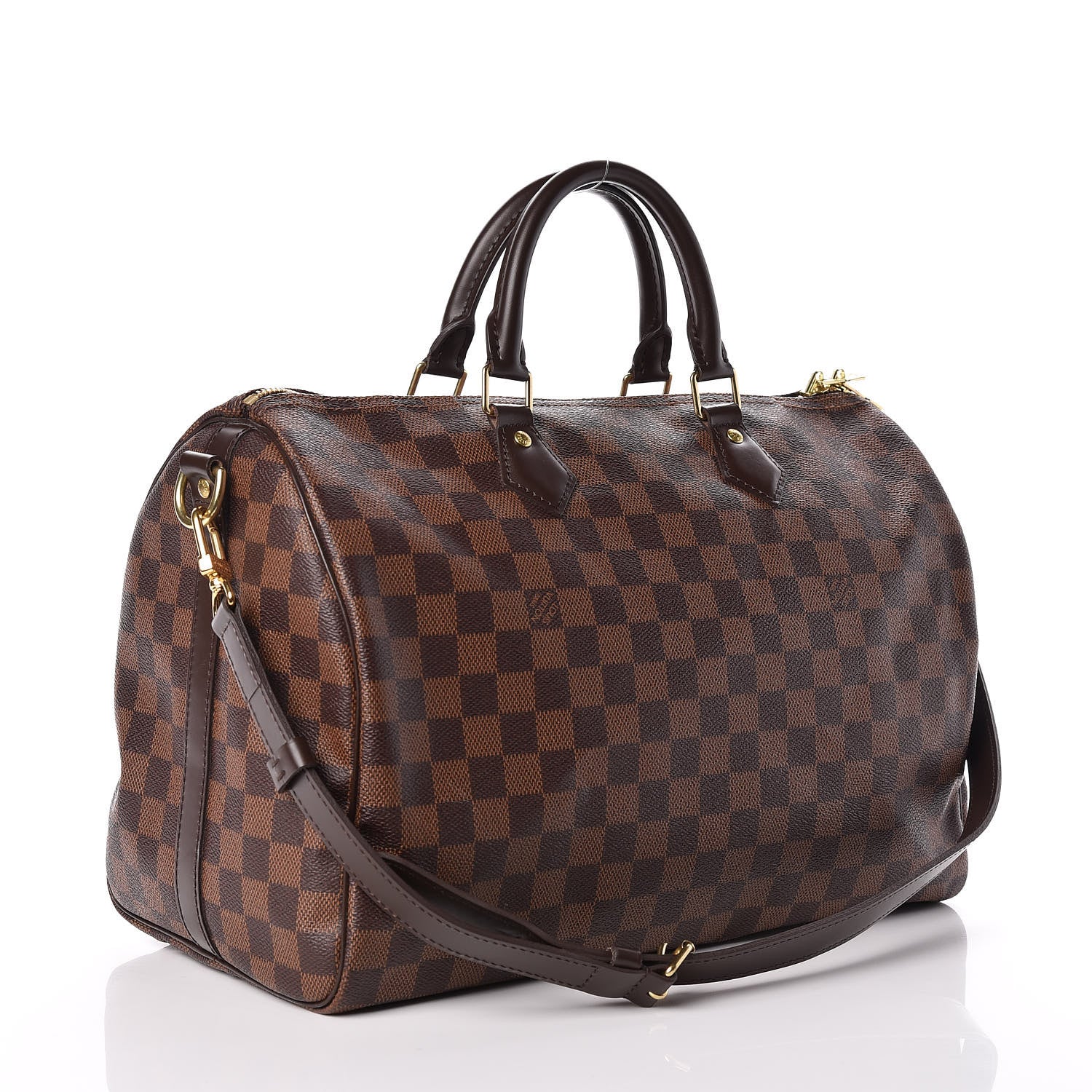 Louis Vuitton Damier Ebene Speedy Bandouliere 35 3 of 14