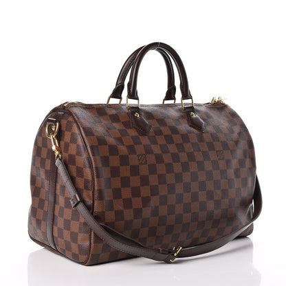 Louis Vuitton Damier Ebene Speedy Bandouliere 35 3 of 14