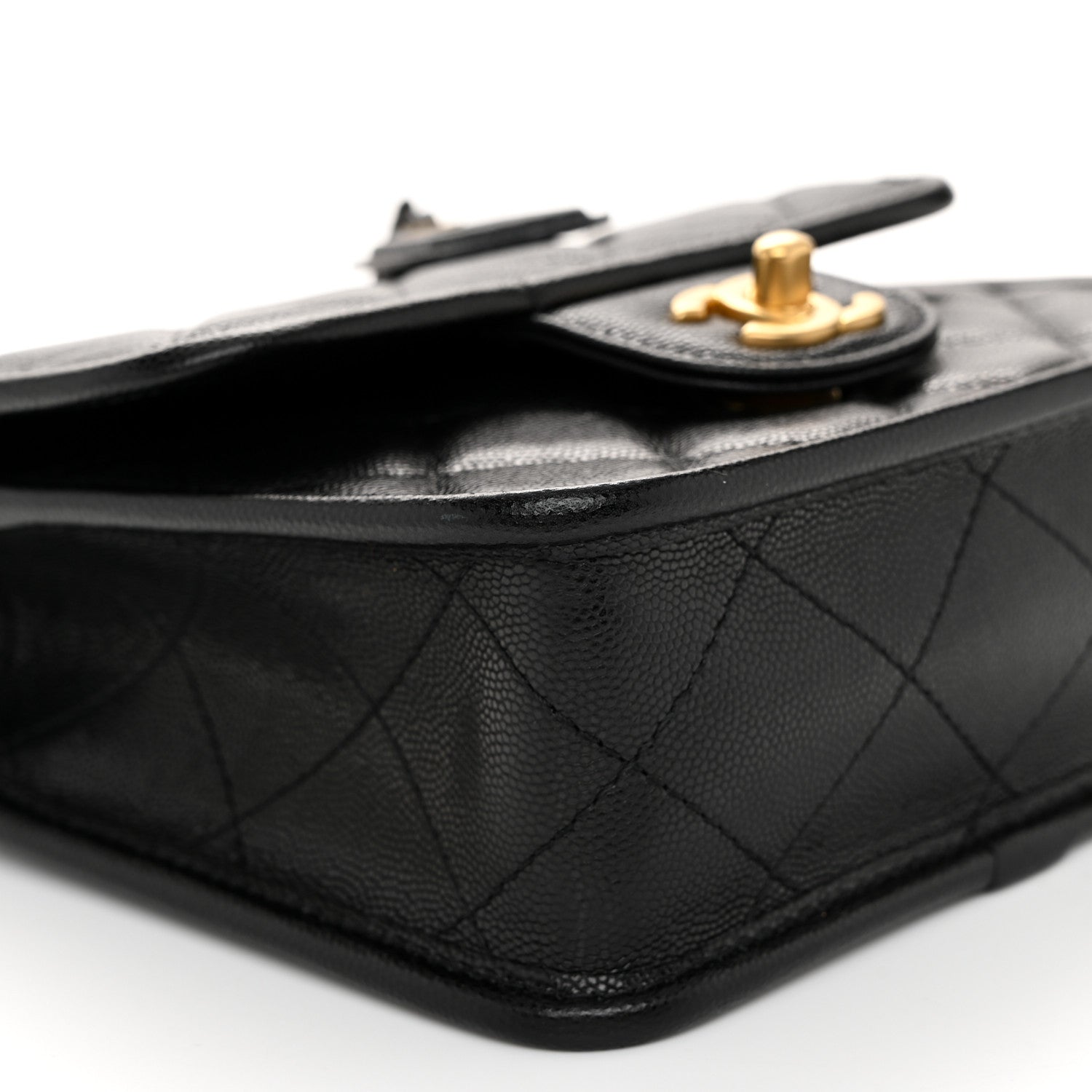 Chanel Caviar School Memory Mini Top Handle Flap Black 8 of 9