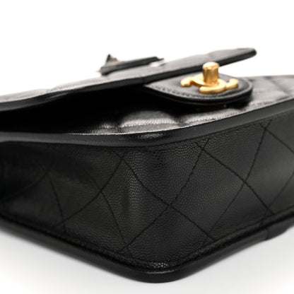 Chanel Caviar School Memory Mini Top Handle Flap Black 8 of 9