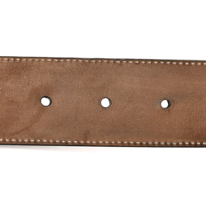 Gucci Calfskin Interlocking G 37mm Belt 80 32 Black 4 of 7