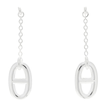 Hermes Sterling Silver Farandole Drop Earrings 1 of 5