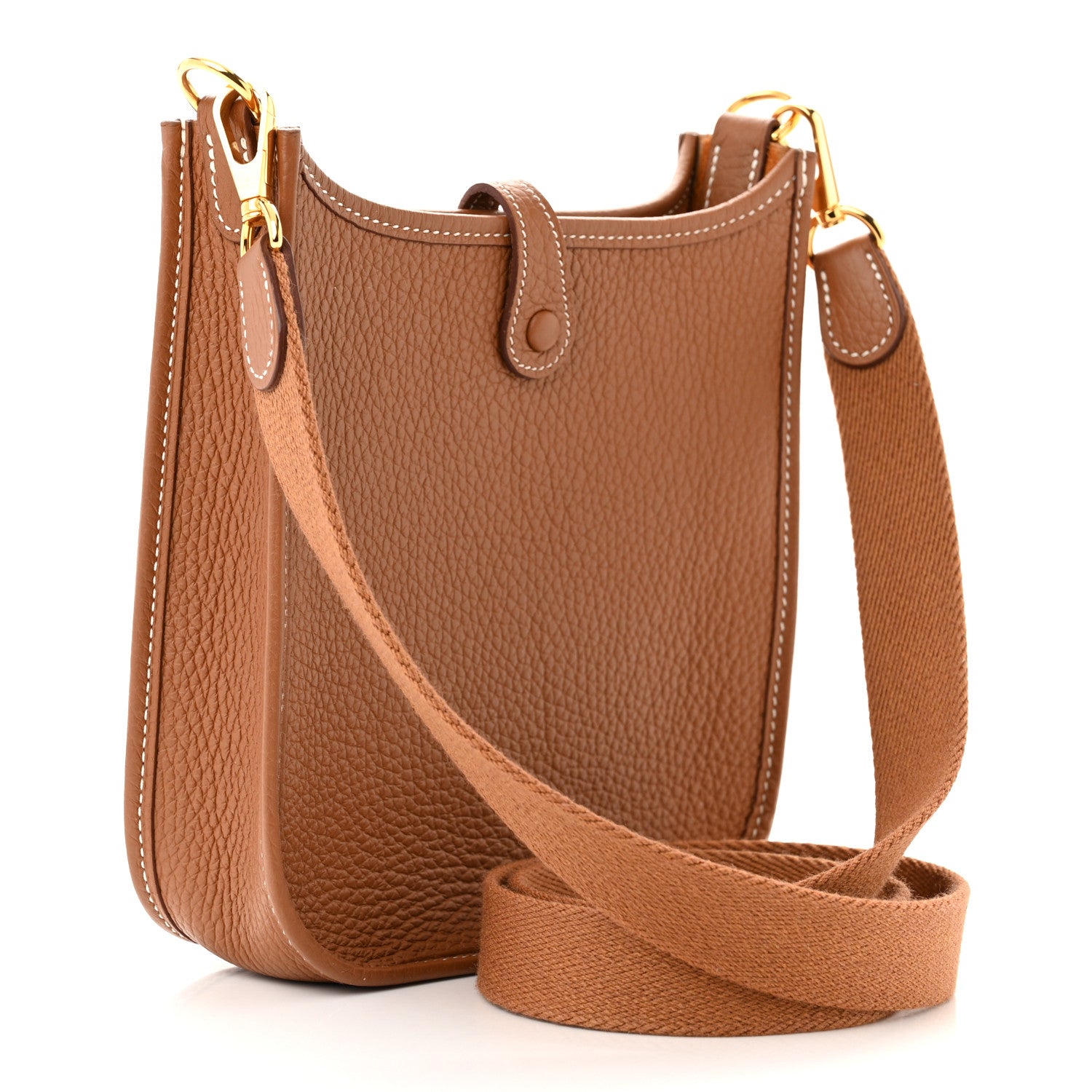Hermes Taurillon Clemence Evelyne TPM Gold 3 of 11