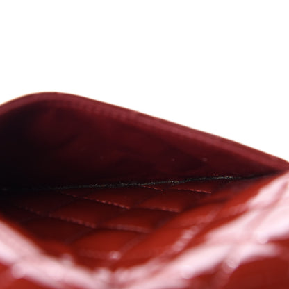 Chanel Patent Quilted Mini Square Flap Red 10 of 13