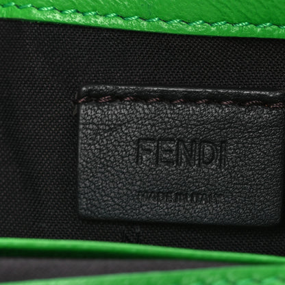 Fendi Nappa FF 1974 Embossed Mini Baguette Tomatillo 6 of 14