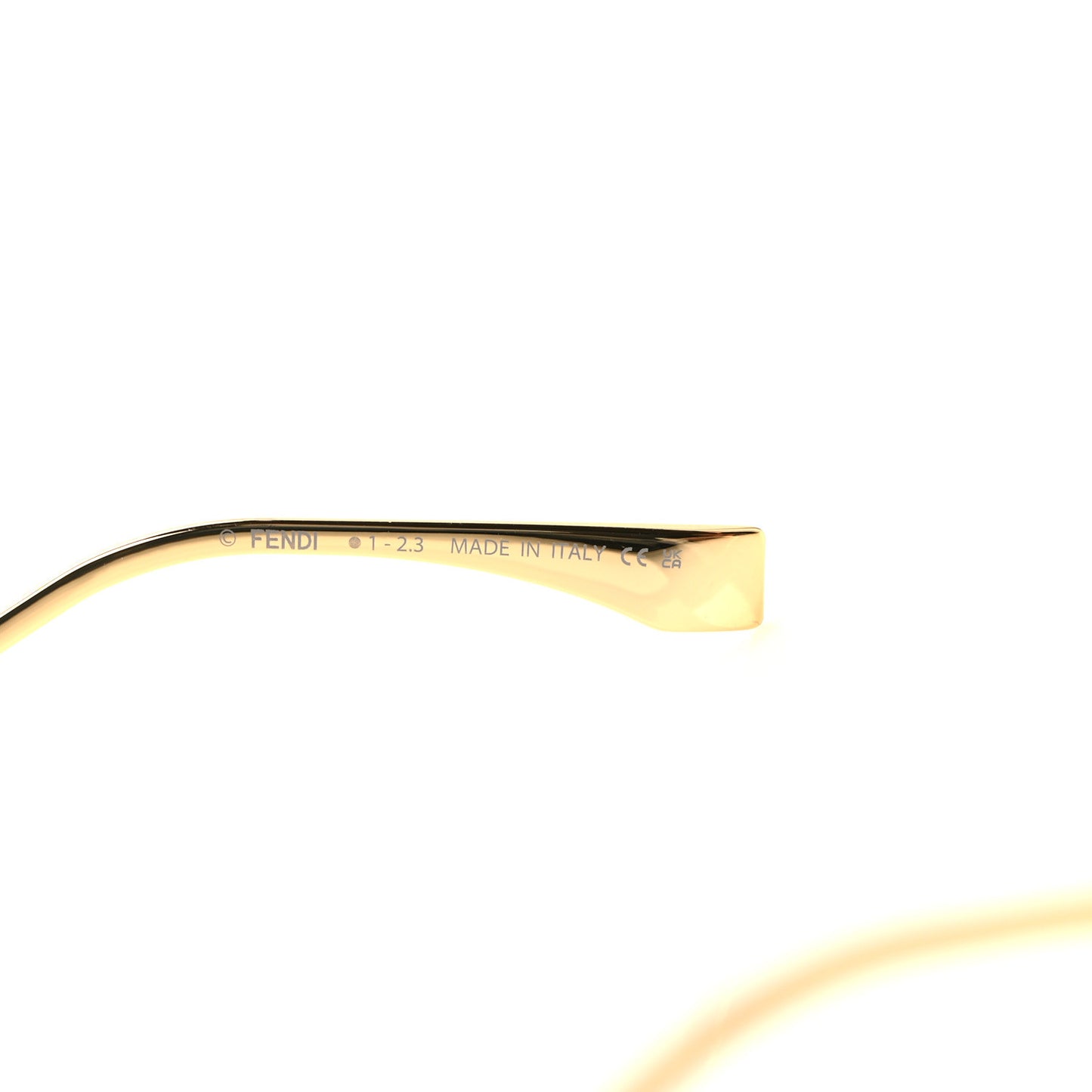 Metal Fendigraphy Shield Sunglasses FE 40066/U Shiny Endura Gold