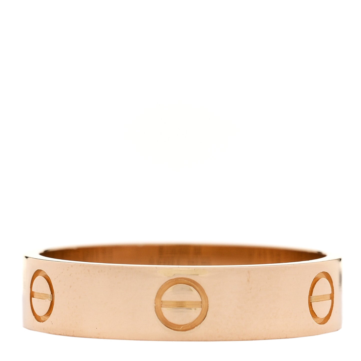 18K Yellow Gold 5.5mm LOVE Ring 68 12.25