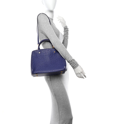 Louis Vuitton Ostrich Montaigne MM Amethyste 2 of 13