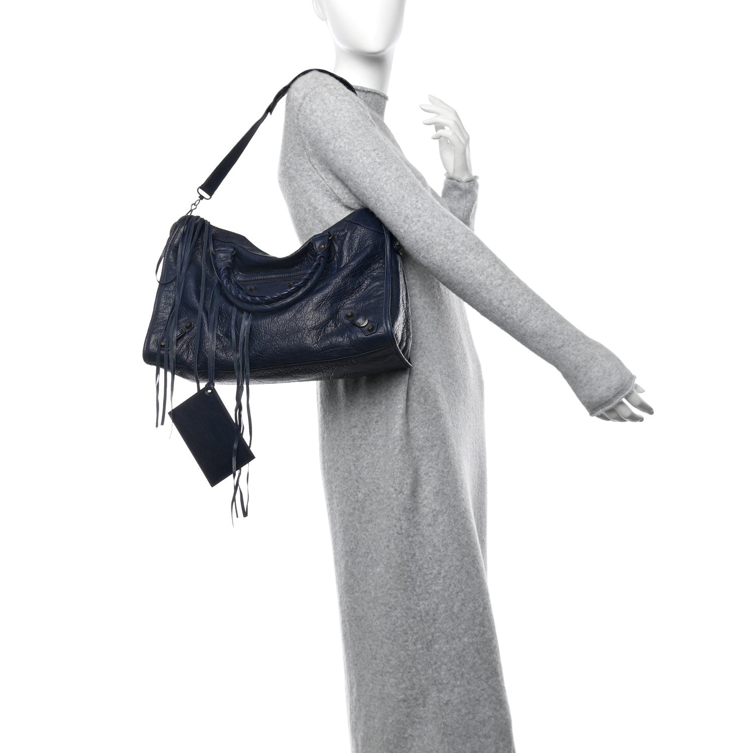 Balenciaga Agneau Classic Hardware City Bleu Nuit Dark Sea 2 of 12
