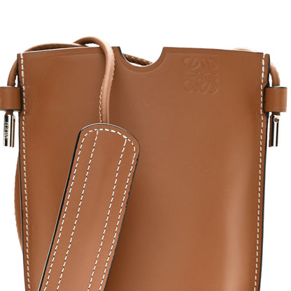 Loewe Smooth Calfskin Anagram Phone Pouch Tan 7 of 7