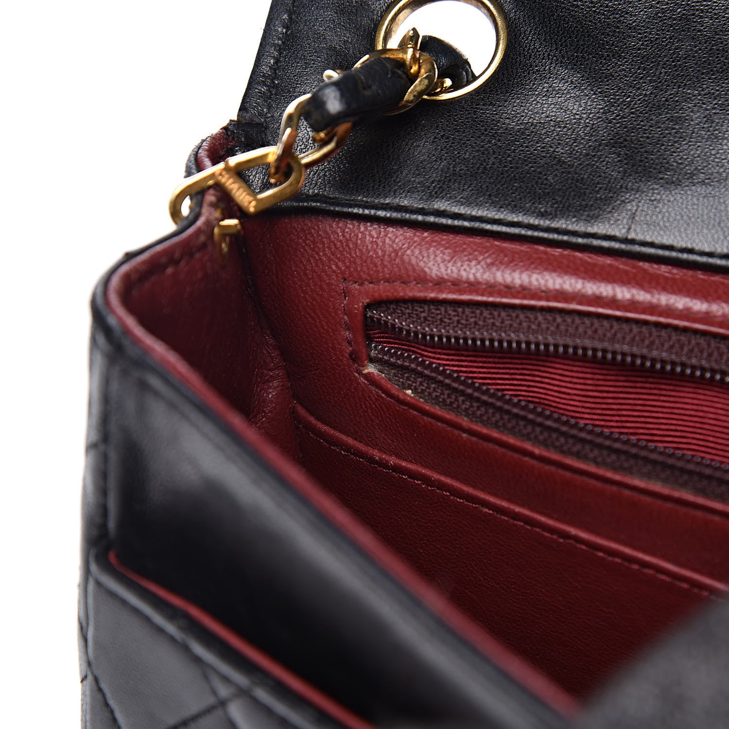Chanel Lambskin Quilted Small Single Flap Black 13 of 17