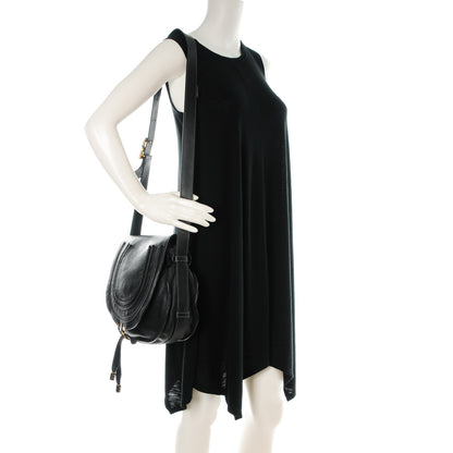 Chloe Calfskin Medium Marcie Round Crossbody Bag Black 2 of 9