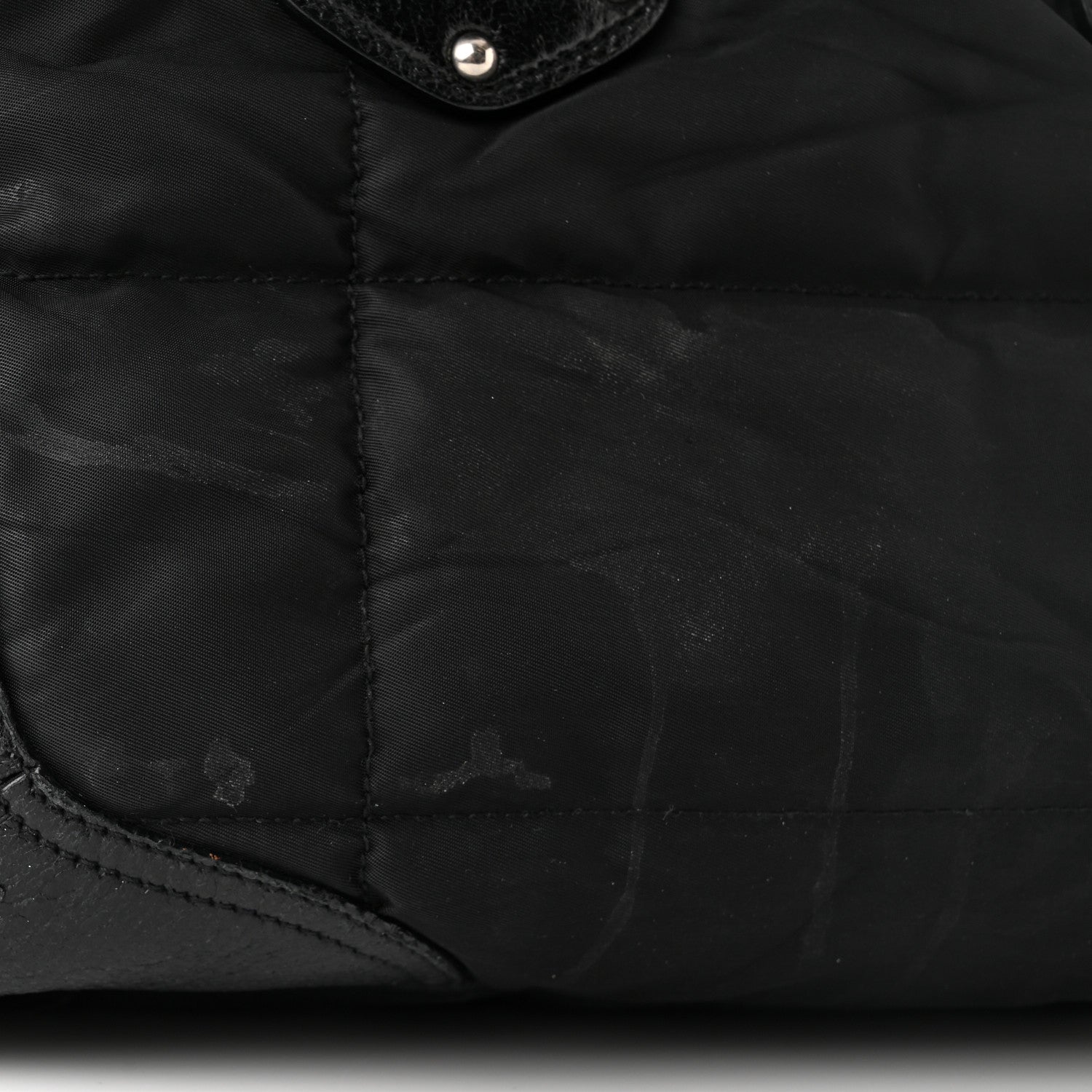 Prada Nylon Quilted 24H Satchel Black 15 of 15