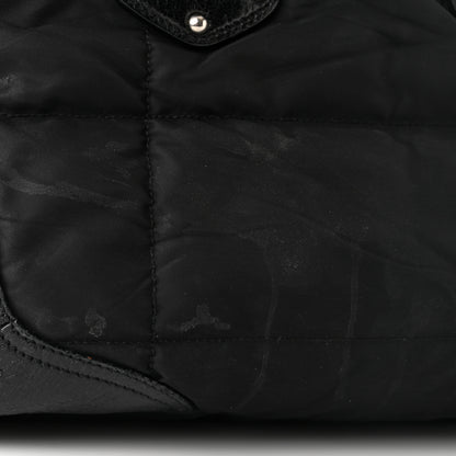 Prada Nylon Quilted 24H Satchel Black 15 of 15