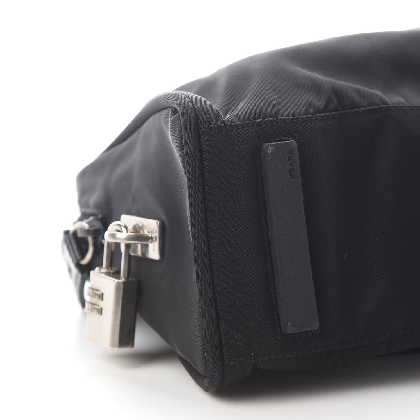 Tessuto Nylon Sport Semitracolla Shoulder Bag Black